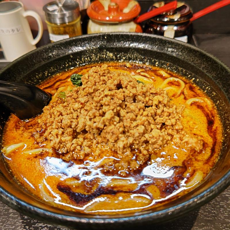 担々麺 黒マー油(地獄の担担麺 天竜 トツカーナモール店)