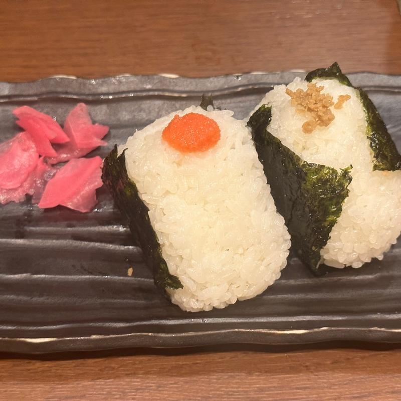 おにぎり 2ヶ(本気炭火焼鶏料理 壱屋本町店)