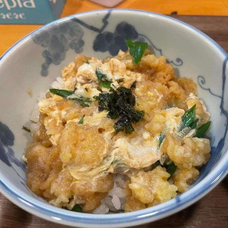 天かす卵とじ丼(なみ月 )