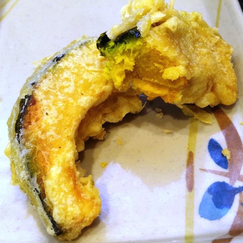 かぼちゃ天(はなまるうどん 仙台イービーンズ店)