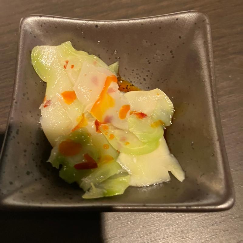 青ザアサイ(胡麻とスパイス麺Bar 札幌ジンジャー)