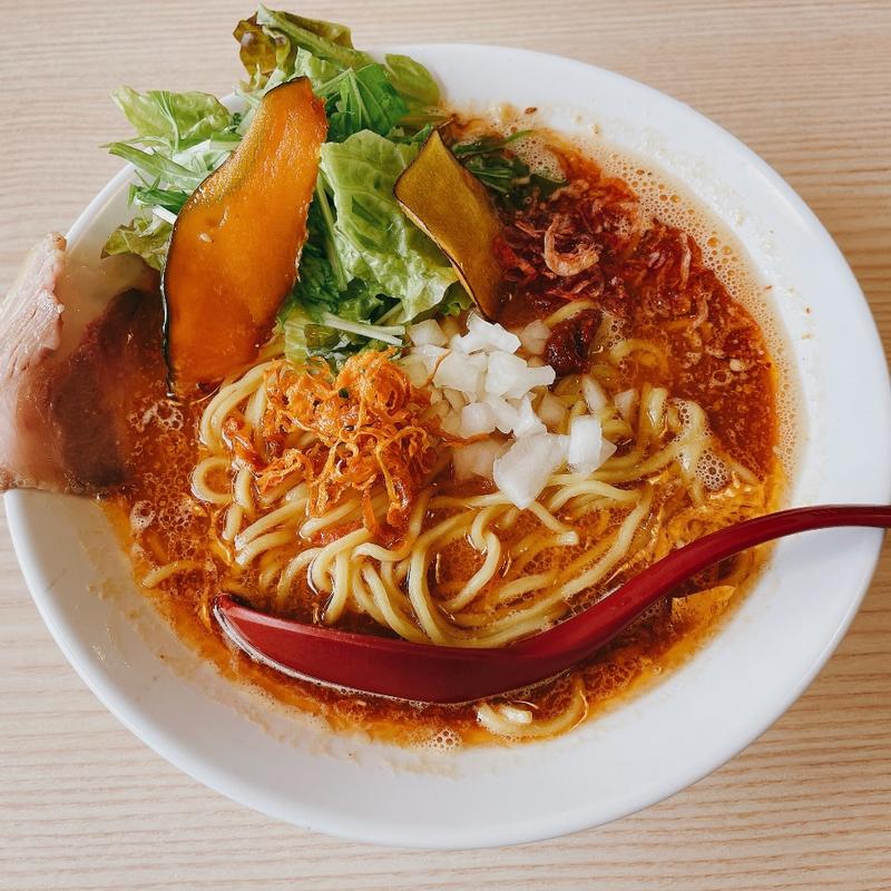 濃厚エビ味噌らーめん(旬菜らーめんえむず)