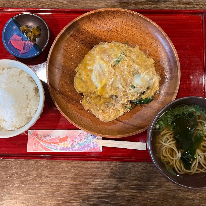かつ玉(カツとじ)定食(あずみ野)
