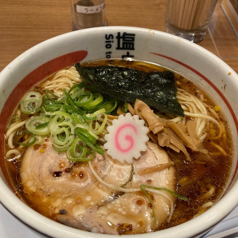 熟成醤油ラーメン(塩と醤 木津川店｜ラーメン)