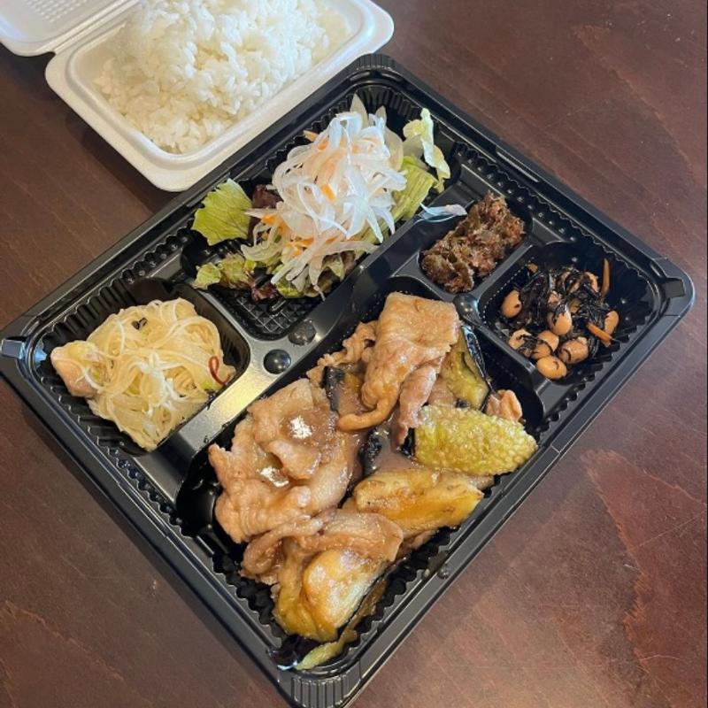 本日の日替り 『国産豚と茄子の味噌ダレ炒め』(漸)