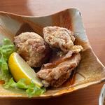 自家製和風ダレで食べる鶏の唐揚げ(がってん食堂大島屋 狭山店)