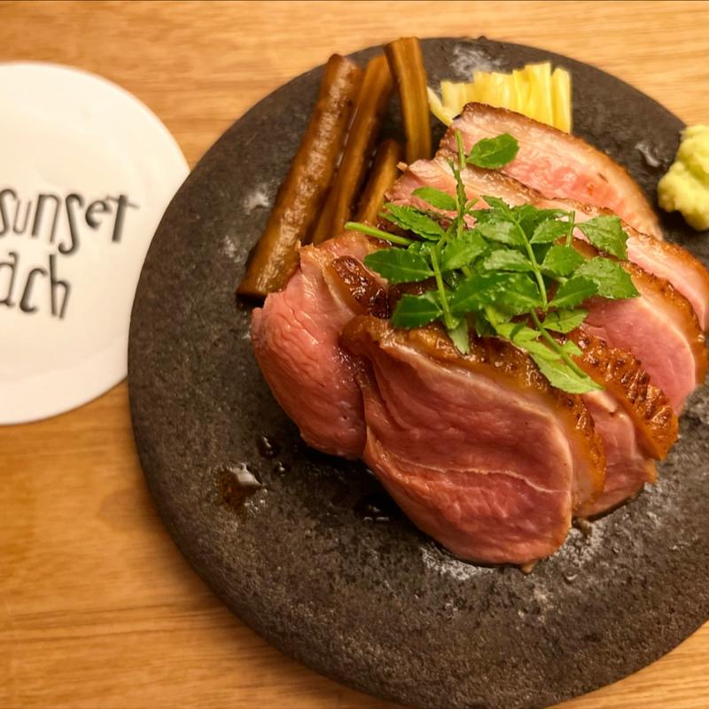 鴨ロース(the sunset beach)