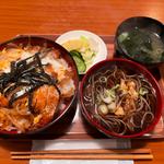 カツ丼かけ蕎麦セット