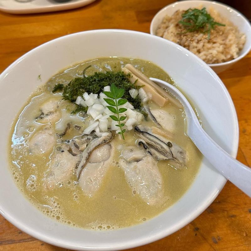 牡蠣のらーめん 鯛めし(magari)