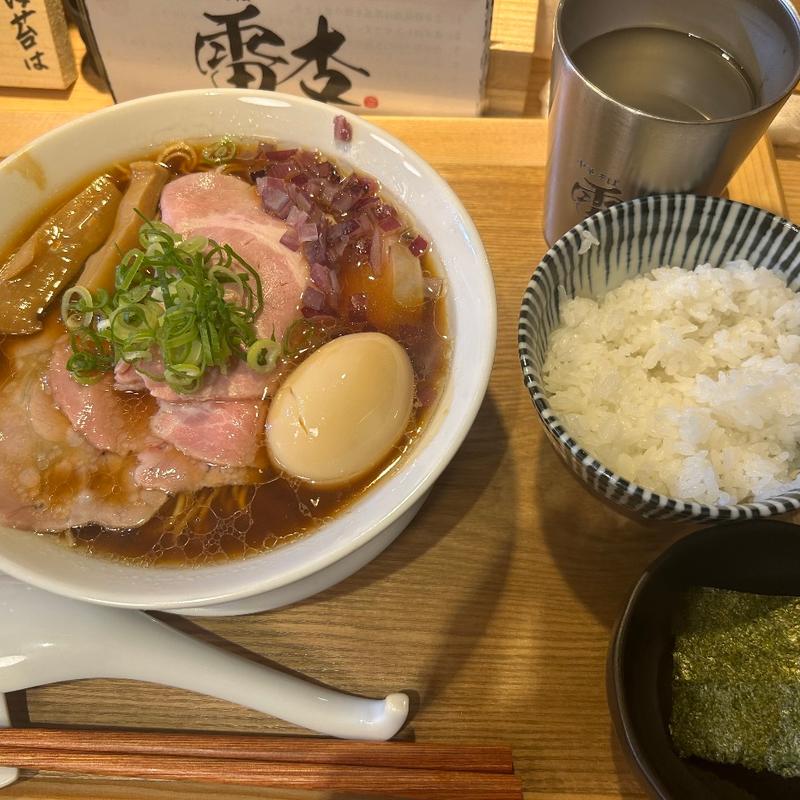 熟成醤油 特製 生姜中華そば(中華そば 雷杏 -RYAN- （ライアン）)