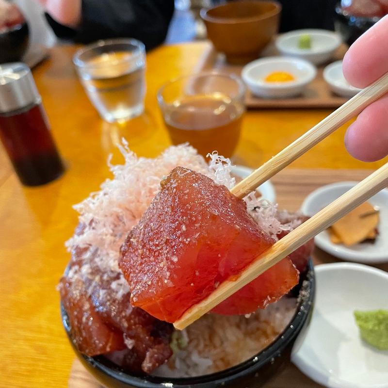 本日のまぐろ丼(鮪匠とろや)