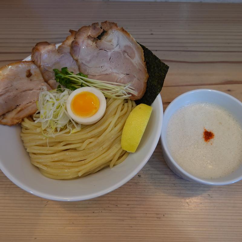 五弦屋特製つけ麺（大盛）(五弦屋)