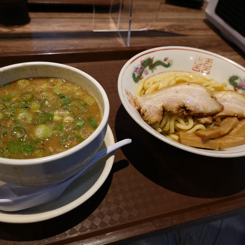 魚極老つけめん(博多とんこつ 天神旗)