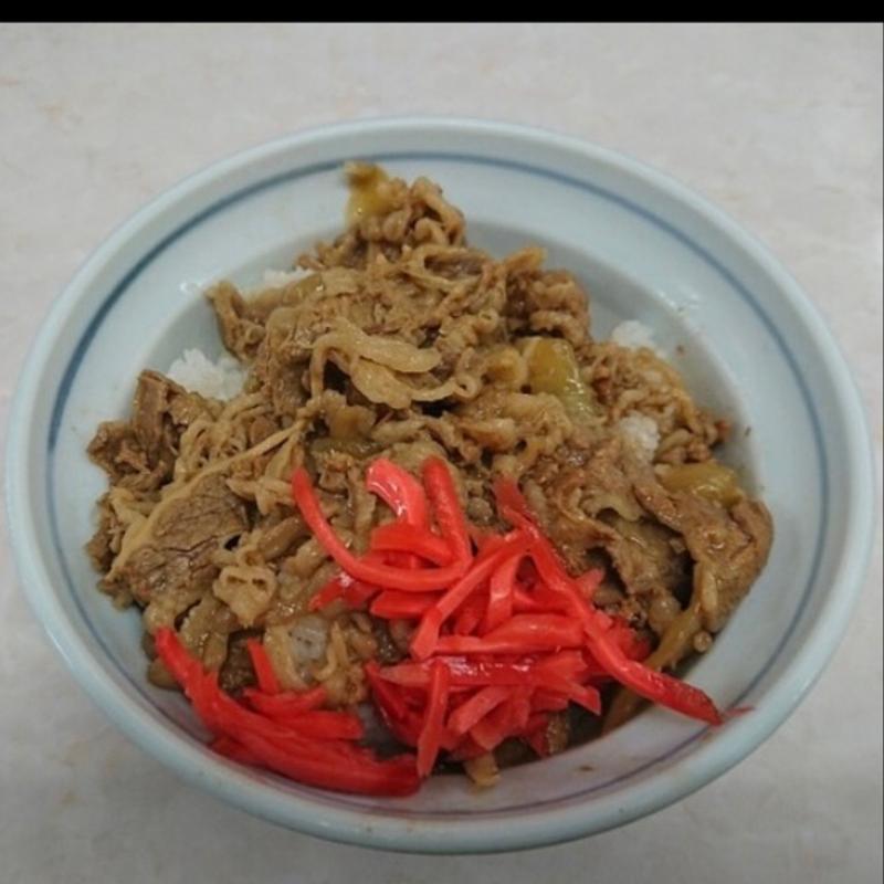 半牛丼(立喰そば吾妻屋)