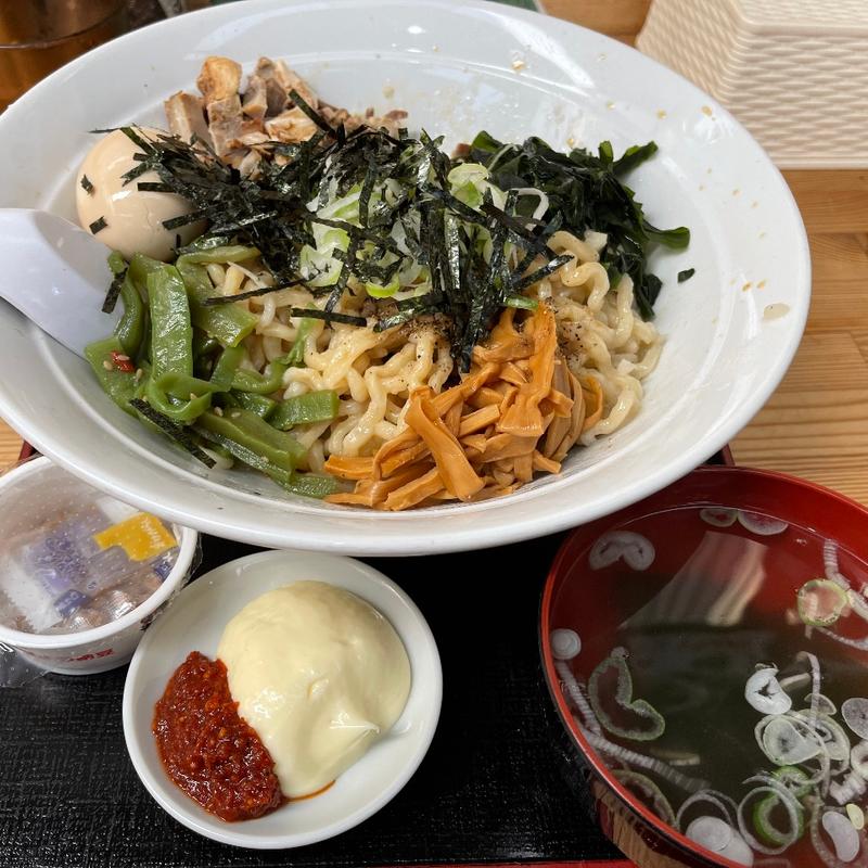 船麺 納豆トッピング(麺屋酒田inみなと)