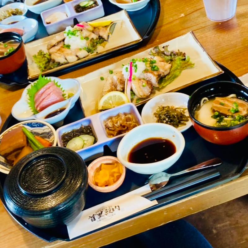 アグー豚のステーキ御膳(首里殿内 （スイドゥンチ）)