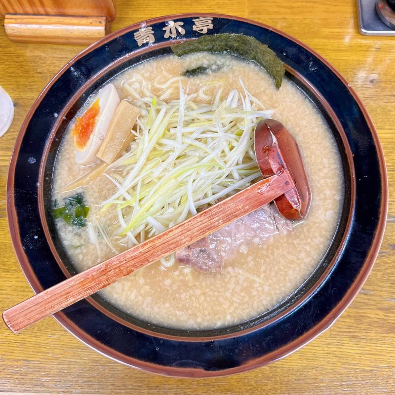 ネギラーメン味噌小(ラーメン青木亭 川口店 )