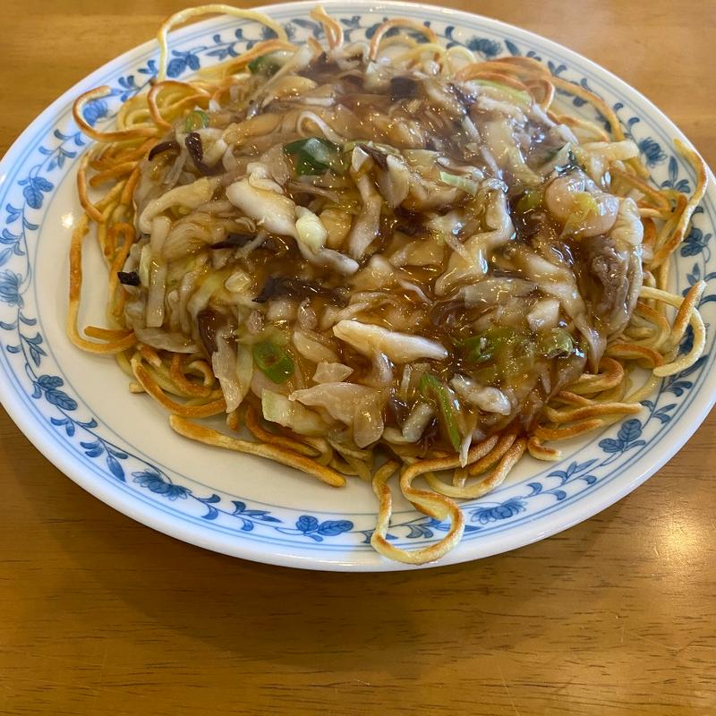 あんかけ皿うどん(中華料理 光竜)