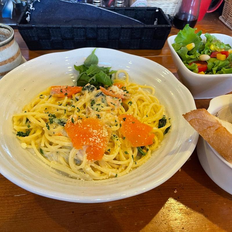 本日のパスタランチ　サーモンのクリームパスタ(Garden （ガーデン）)