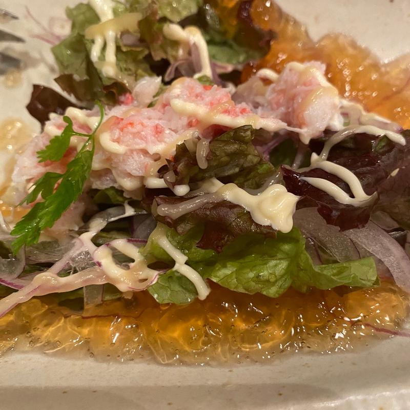 かにサラダ(近江町・海鮮市場料理 市の蔵 （いちのくら）)