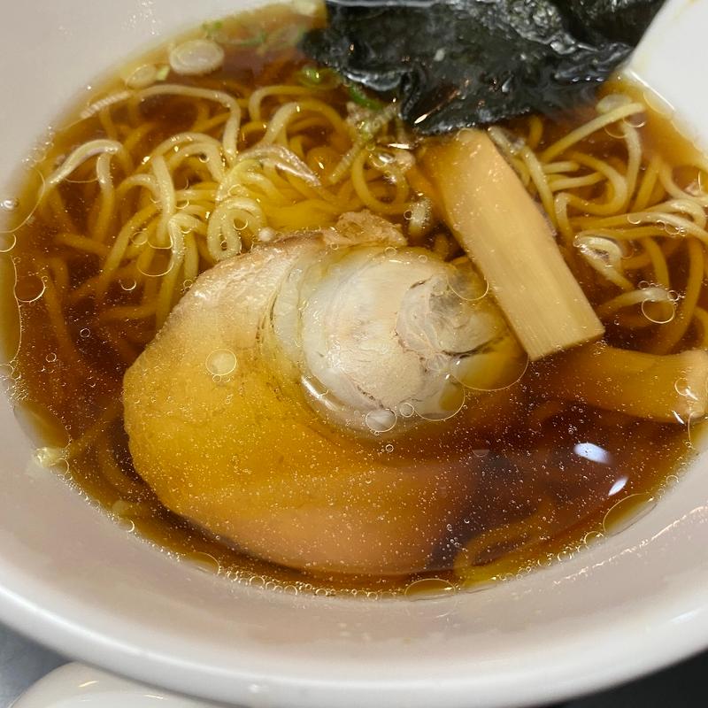 生姜醤油ラーメン(天然温泉　麻生の湯　お食事処 )