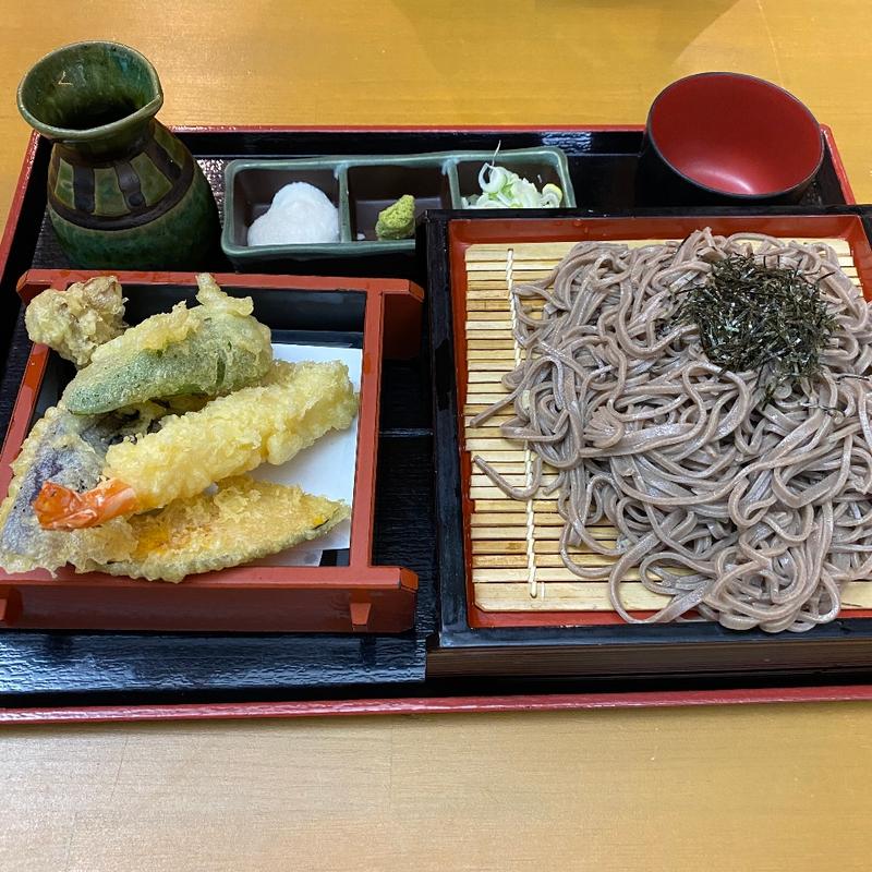 天麩羅ざる蕎麦(天然温泉　麻生の湯　お食事処 )