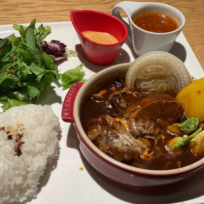 グリル野菜ととろけるビーフシチューのご馳走プレート(むさしの森珈琲 中央林間店)