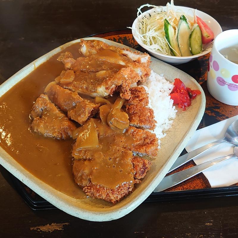 とりと豚のWかつカレー(夢屋 )