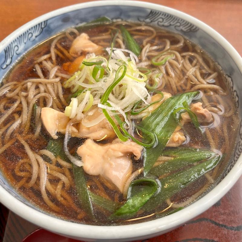 かしわ蕎麦(ふじみや製菓 そば処 冨士味屋)