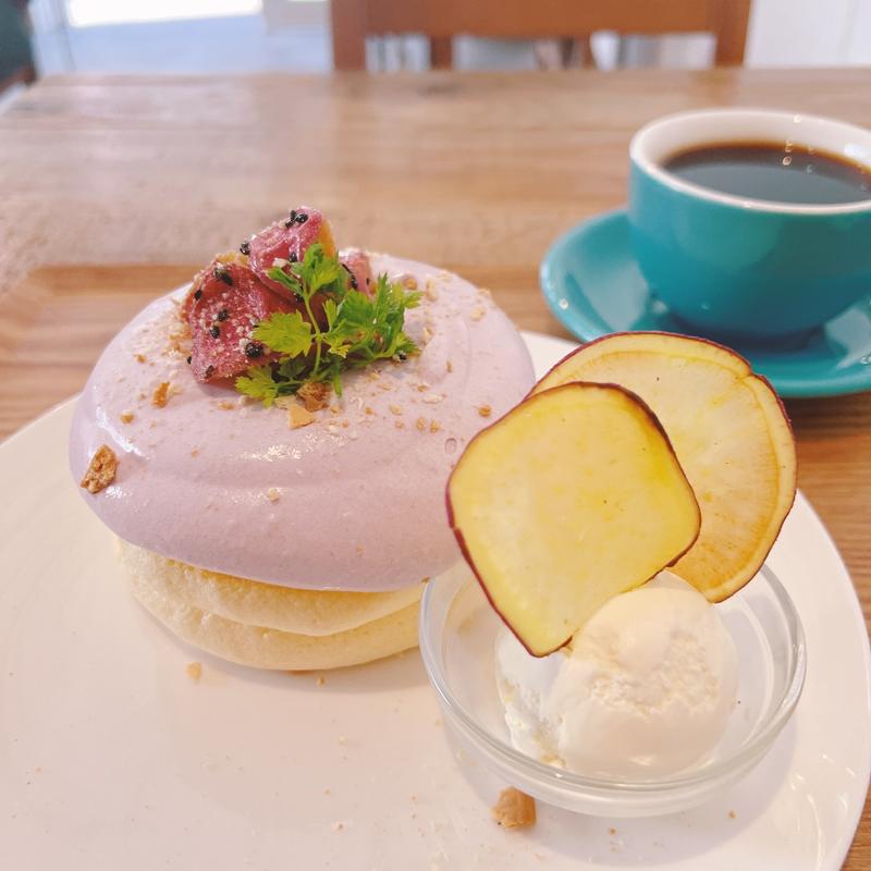 紫いもパンケーキ(jam coffee)
