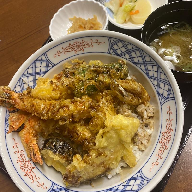 エビ天丼(霧多布温泉ゆうゆ （きりたっぷおんせん）)
