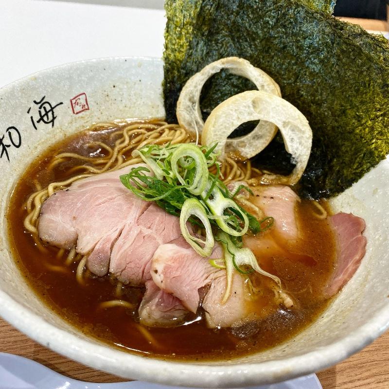 海苔ラーメン（醤油）(らーめん専門 和海（なごみ）宝塚北SA店)
