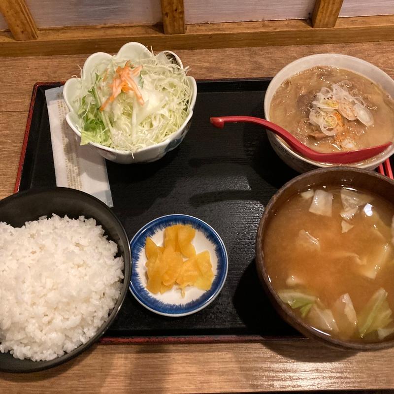 もつ煮定食(大盛や もり達 仙台東口店)