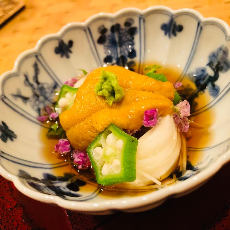 先付_長芋そうめん_お任せ七品(料理 澤)