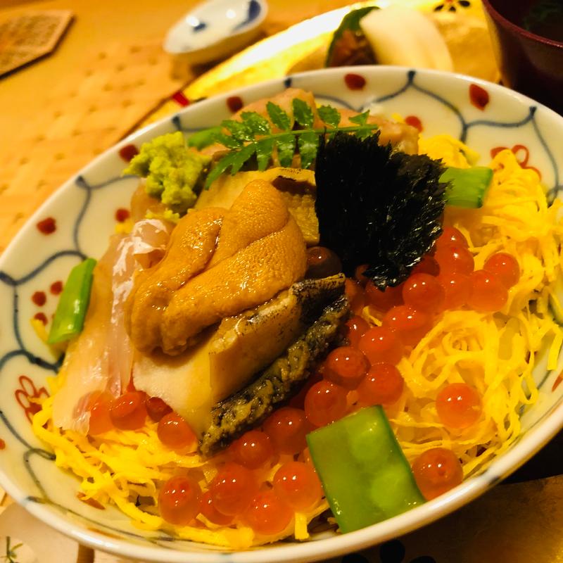 至極の海鮮ちらし寿司_お任せ七品(料理 澤)