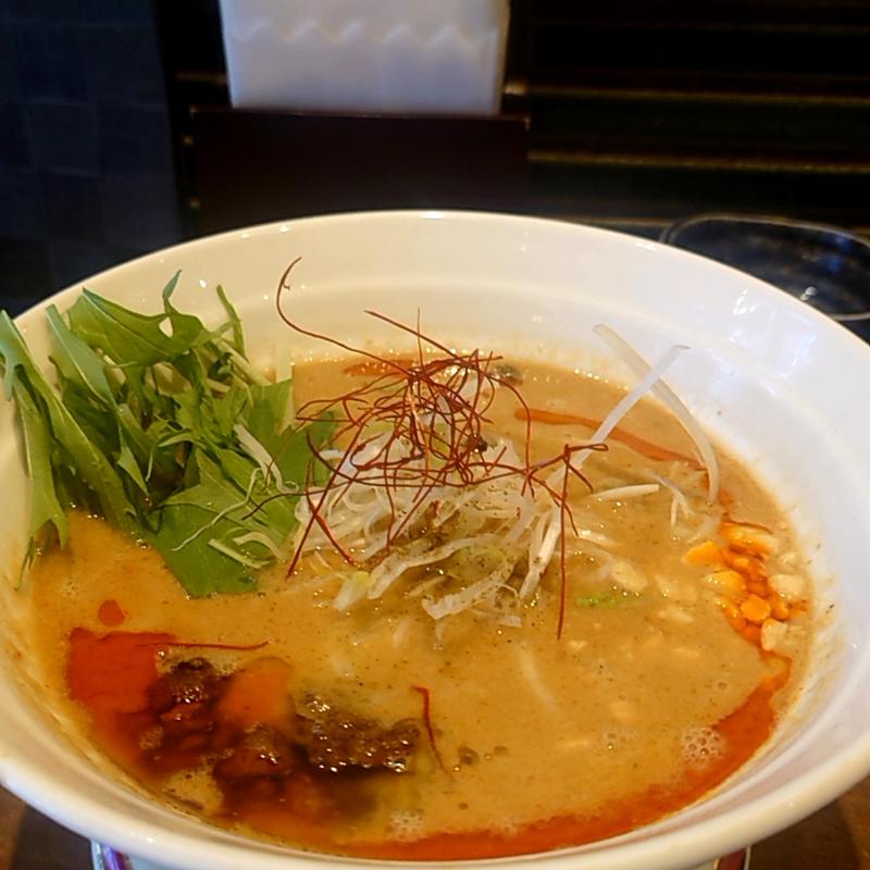 四川担々麺(俺の創作らぁめん 極や 上野広小路店)