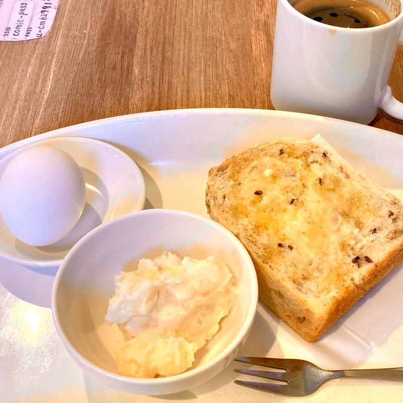 モーニングセット(C)(こたぱん&ウワットコーヒー)