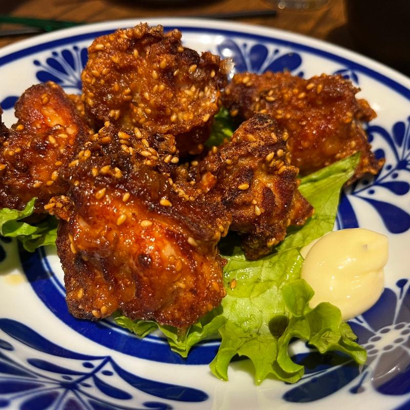 たくちゃんの唐揚げ(ひねり蛇口ハイ 大衆酒泉テルマエ 名古屋駅前泉)