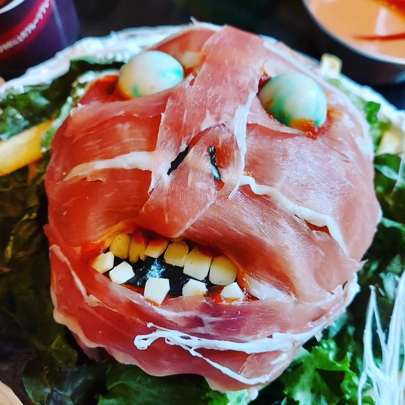 ゾンビ蜘蛛の巣バーガー(PEDRO'S BURGER)