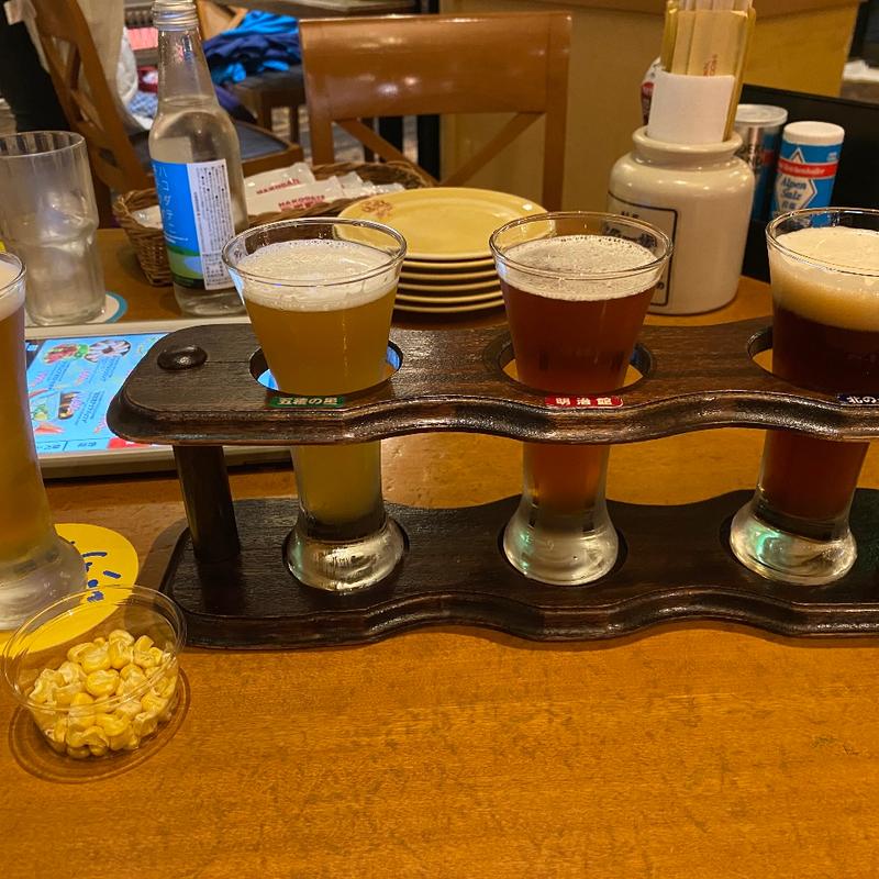 ビール　お試しセット4種類おつまみ付き(はこだてビール)