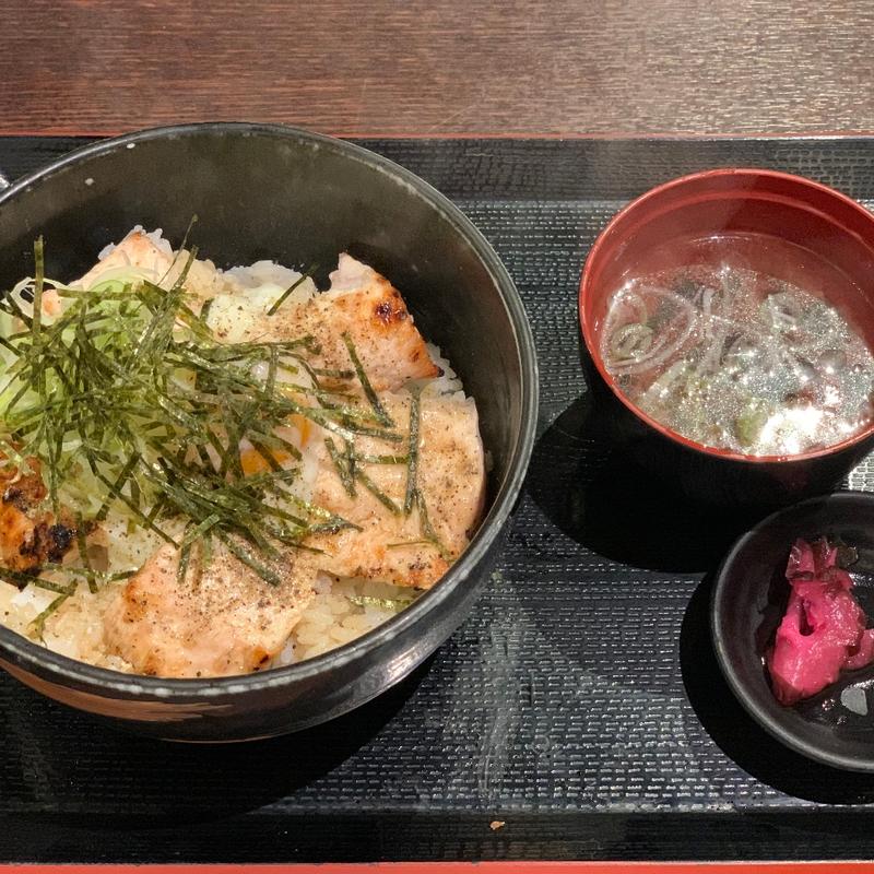 桜姫鶏山わさび丼(四文屋 北2条店 )