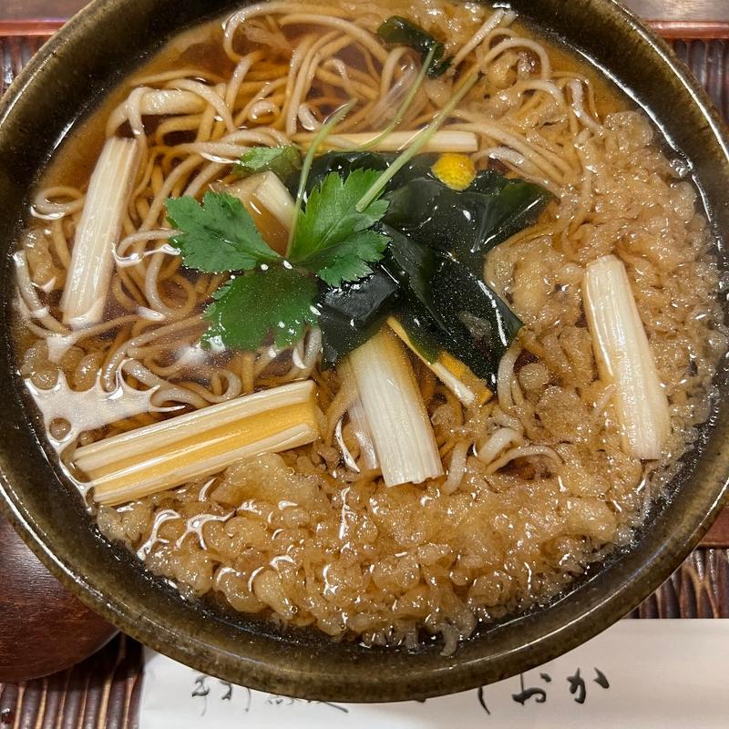 たぬき蕎麦(手打蕎麦 いしおか)