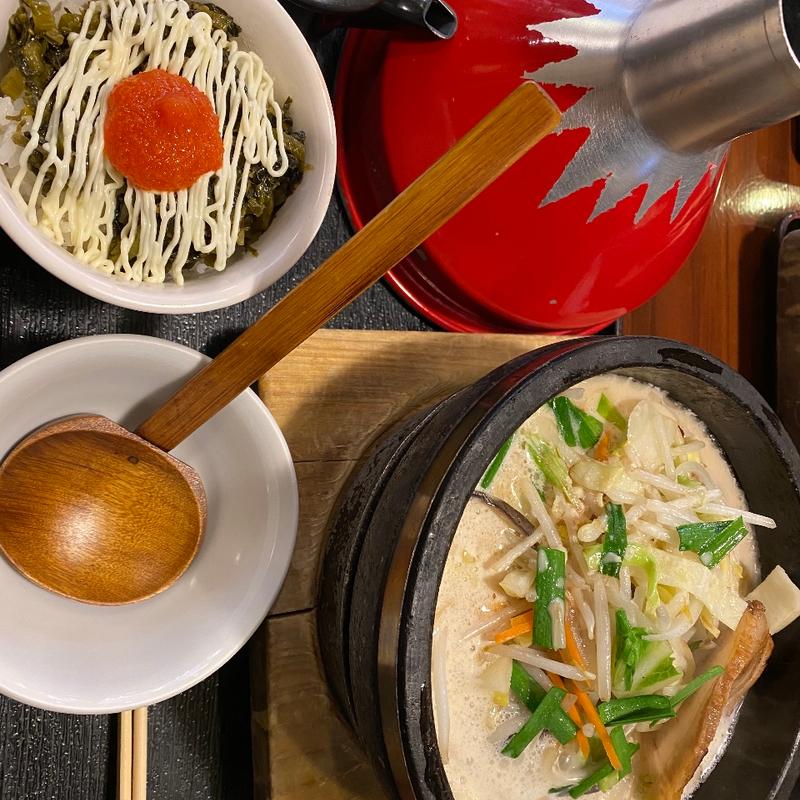 とんこつらーめん(石焼らーめん 火山 大田原店 （かざん）)