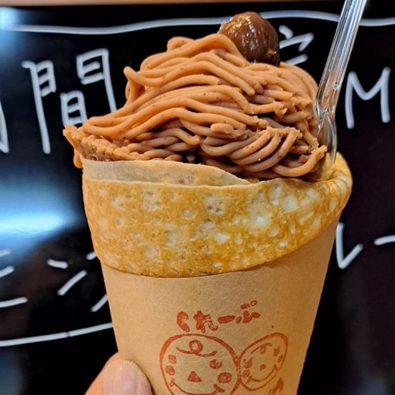 モンブランクレープ(入口屋)