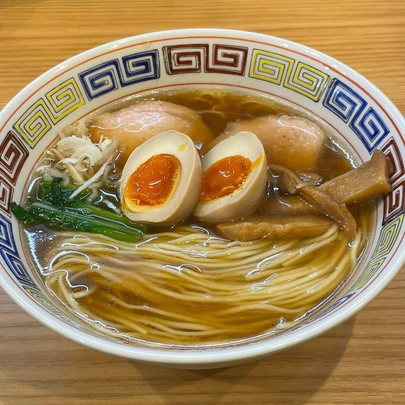 中華そば 味玉半分(ほっこり中華そば もつけ )