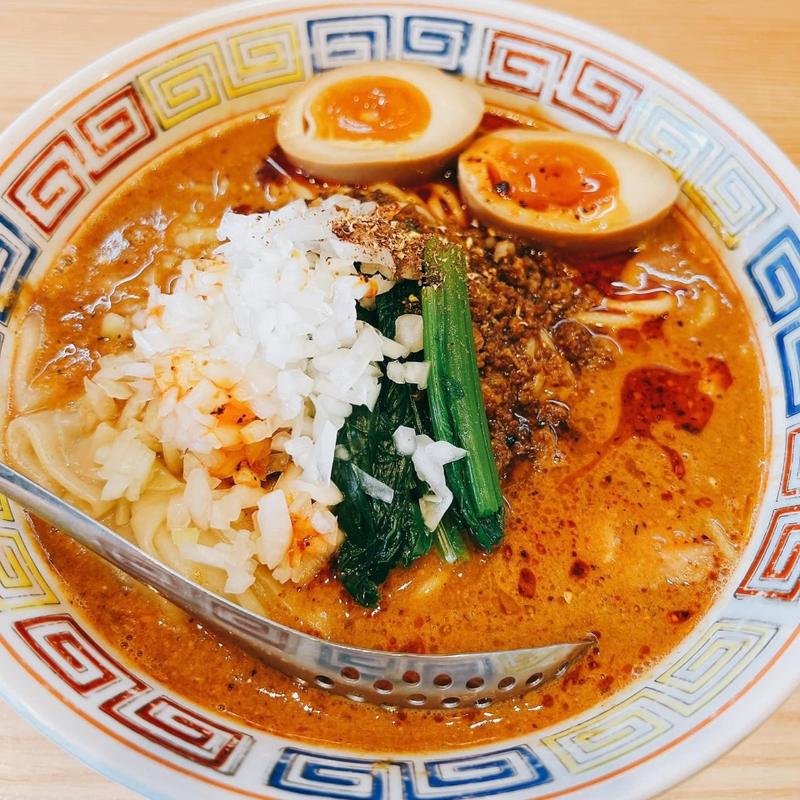 味玉坦々麺 金ゴマver.(ほっこり中華そば もつけ )