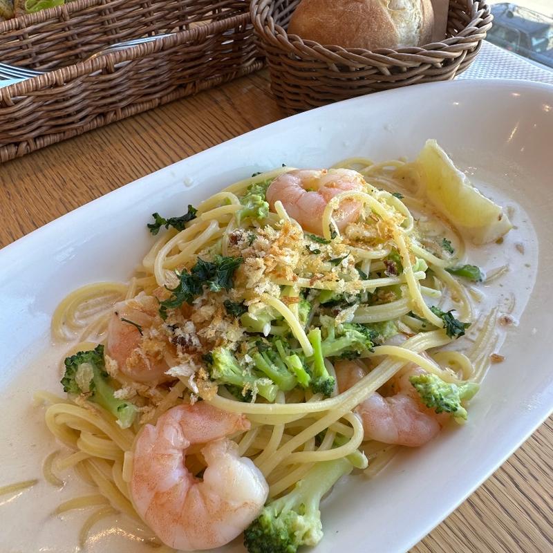 海老とブロッコリーのアンチョビクリームパスタ(アフタヌーンティー・ティールーム たまプラーザ テラス)