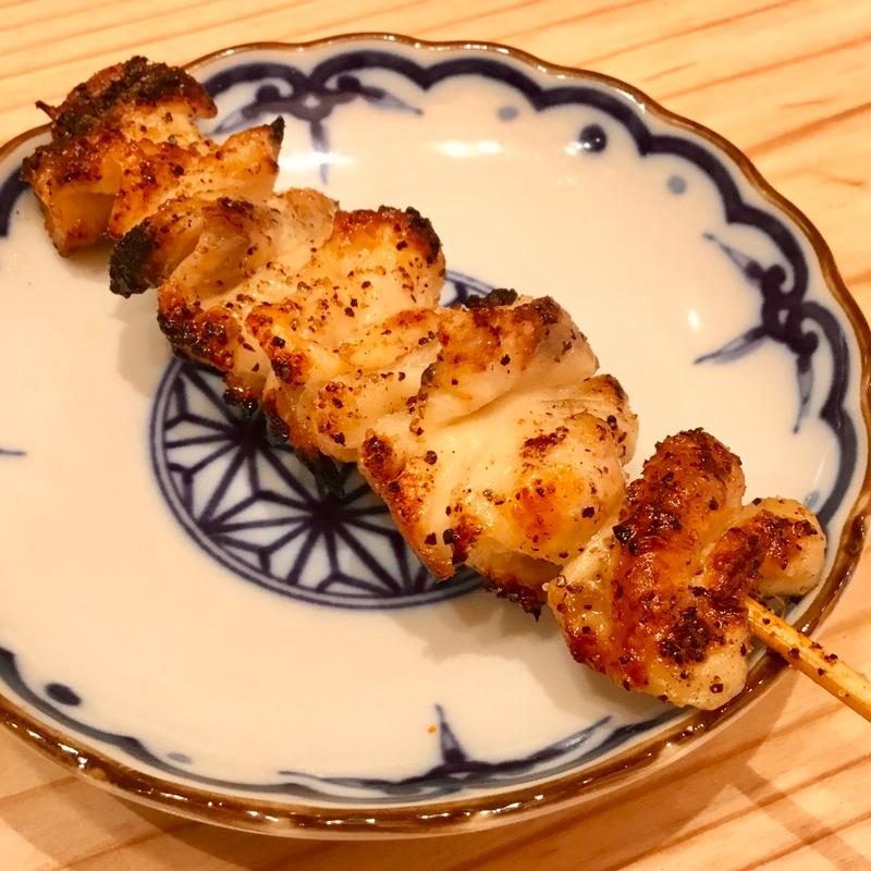 鳥かわ串(酒場ブラジル 名駅4丁目店)