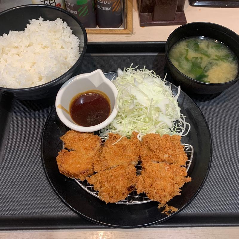 角煮かつ定食(松のや 中野坂上店)