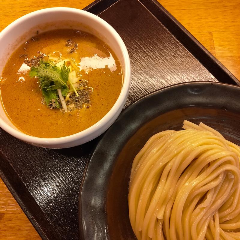 完熟トマトとモッツァレラチーズつけ麺(つけ麺道 癒庵)